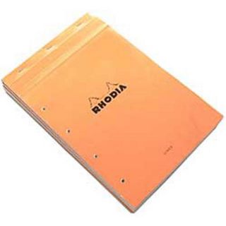 RHODIA（ロディア） 単品 ブロックロディア No.19（A4） 4穴入り 横罫 ホワイトペーパー CF119600