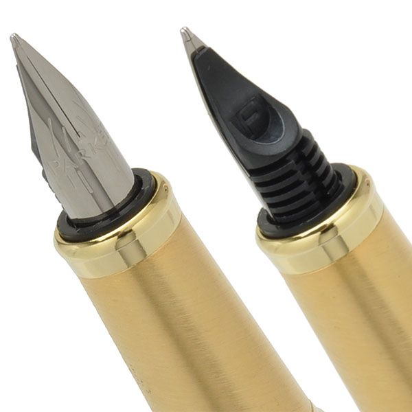 PARKER（パーカー）万年筆 IM ラックブラックGT 142132【カートリッジインク ウォッシャブルブルー付】