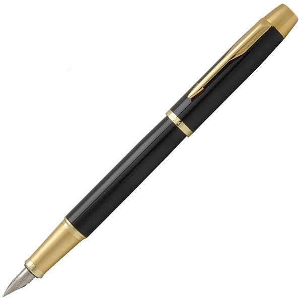 PARKER（パーカー）万年筆 IM ラックブラックGT 142132【カートリッジインク ウォッシャブルブルー付】