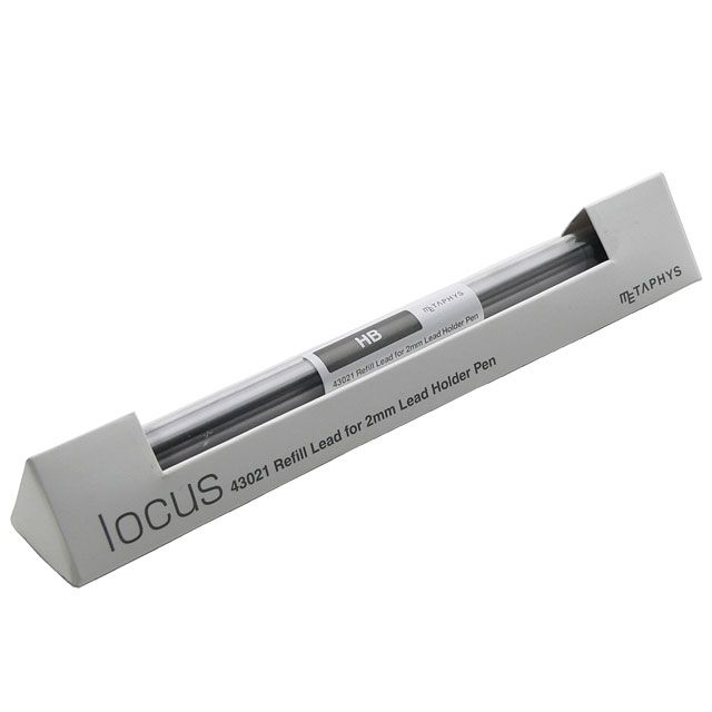 メタフィス ローカス 2mm芯ホルダーペン 専用替芯 2mm超硬芯 3本入り 43020