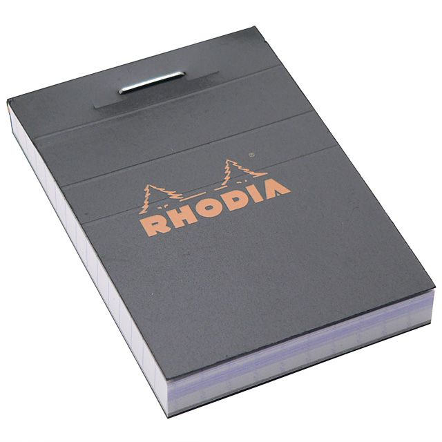 RHODIA（ロディア） 単品 75周年限定品 ブロックロディア No.10 ブラック 5mm方眼 cf102009
