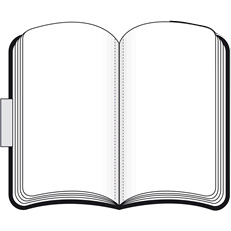 MOLESKINE（モレスキン） Xスモールサイズ ヴォラン ジャーナル プレーンノートブック＜無地＞ ブルー 2冊セット QP703B