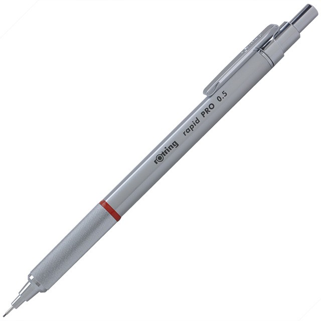 rOtring（ロットリング） ペンシル 0.5mm ラピッドPROシリーズ 1904255 シルバー