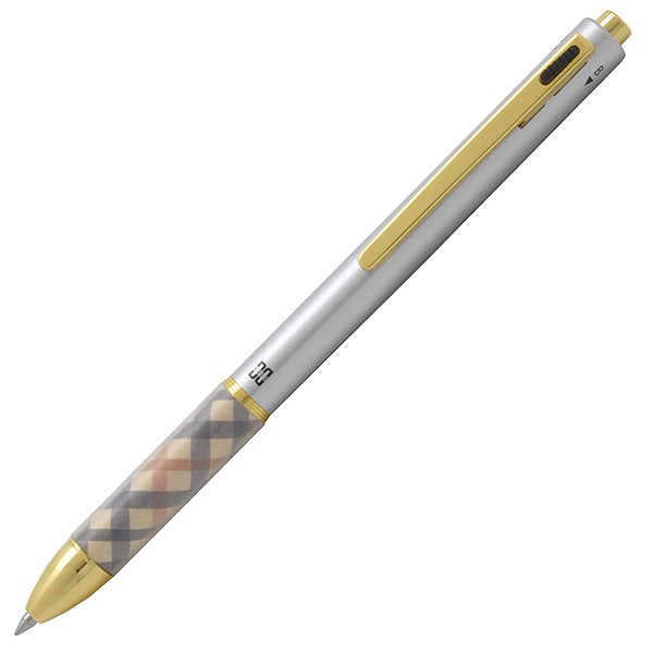 DAKS（ダックス） 複合筆記具 ハウスチェックシリーズ ブリーズ3 シルバー 66-1224-219