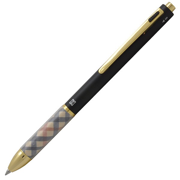 DAKS（ダックス） 複合筆記具 ハウスチェックシリーズ ブリーズ3 ブラックマット 66-1224-220