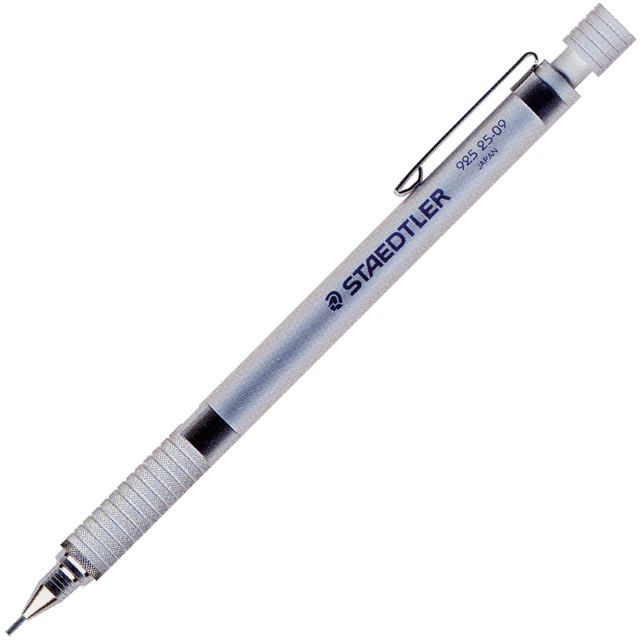 STAEDTLER（ステッドラー） ペンシル 0.9mm シルバーシリーズ 製図用シャープペンシル 925 25-09