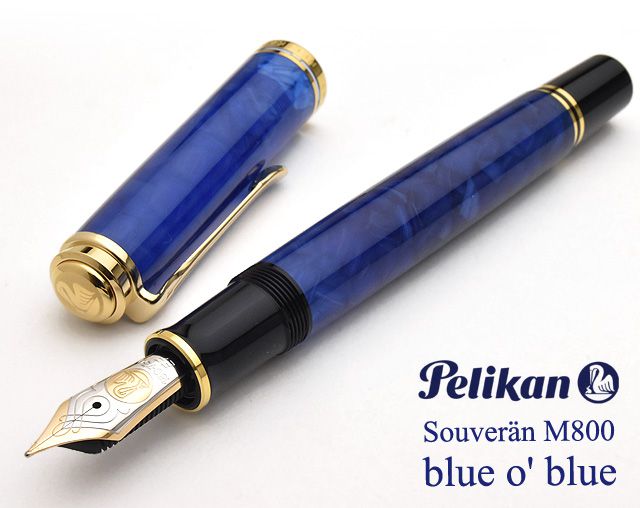 ペリカン 万年筆 特別生産品　スーベレーン800 ブルー・オ・ブルー M800