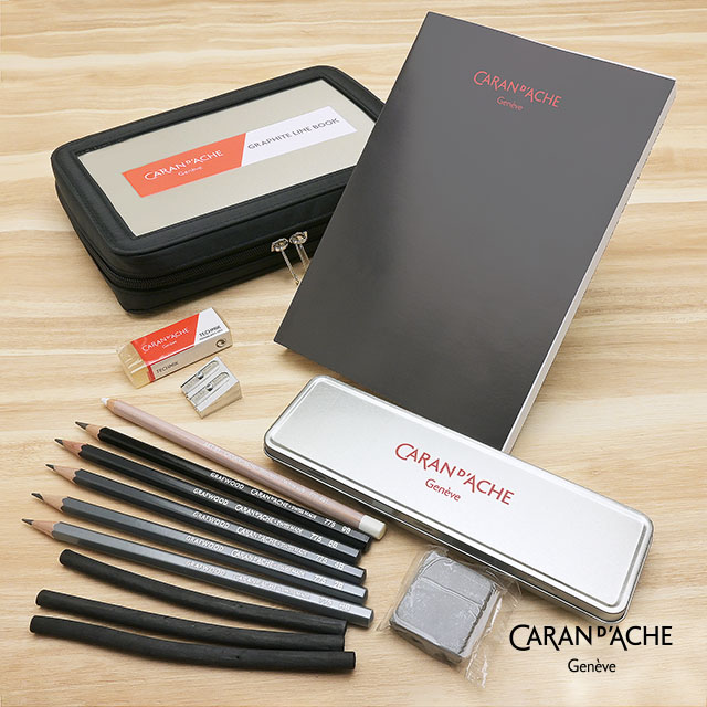 CARAN D'ACHE（カランダッシュ） スケッチセット グラファイトライン ブック 0775-512