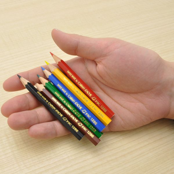 Caran D Ache カランダッシュ ファンカラー 水溶性色鉛筆 1286 706 ファンカラーミニ6色セット 世界の筆記具ペンハウス
