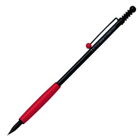 トンボ鉛筆 ペンシル 0.5mm ZOOM（ズーム） 707 SH-ZS2 ブラック/レッド