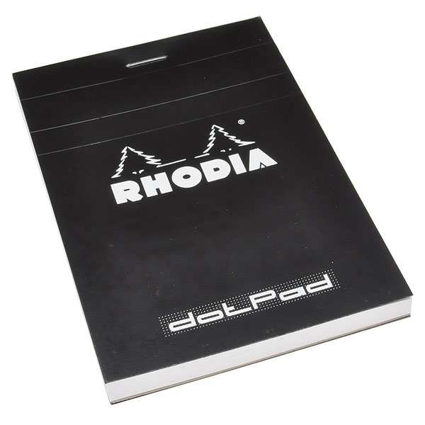 RHODIA（ロディア） 単品 ブロックロディア No.12 ブラック ドットパッド 5mmドット方眼 CF12559