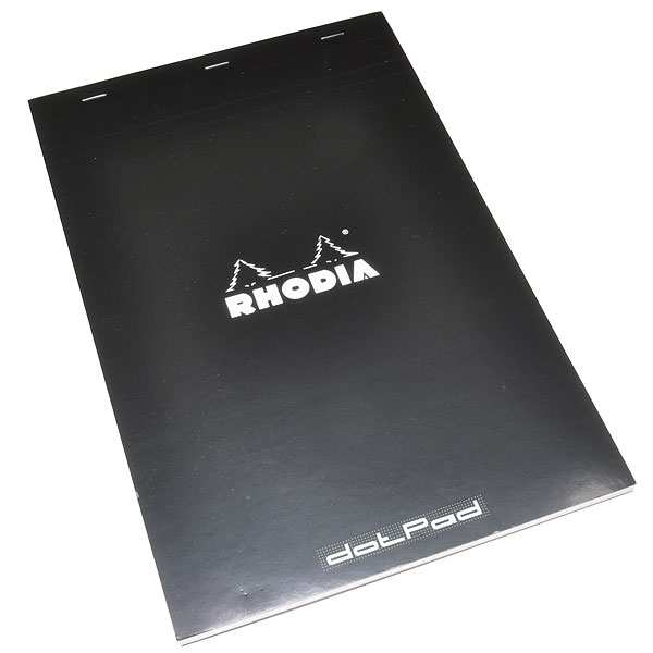 RHODIA（ロディア） 単品 ブロックロディア No.19（A4） ブラック ドットパッド 5mmドット方眼 CF19559