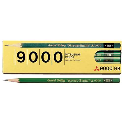 三菱鉛筆（鉛筆） 鉛筆 事務用 9000（S） 1ダース K9000