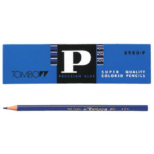 トンボ鉛筆 鉛筆 青鉛筆 8900-P（藍色） 1ダース