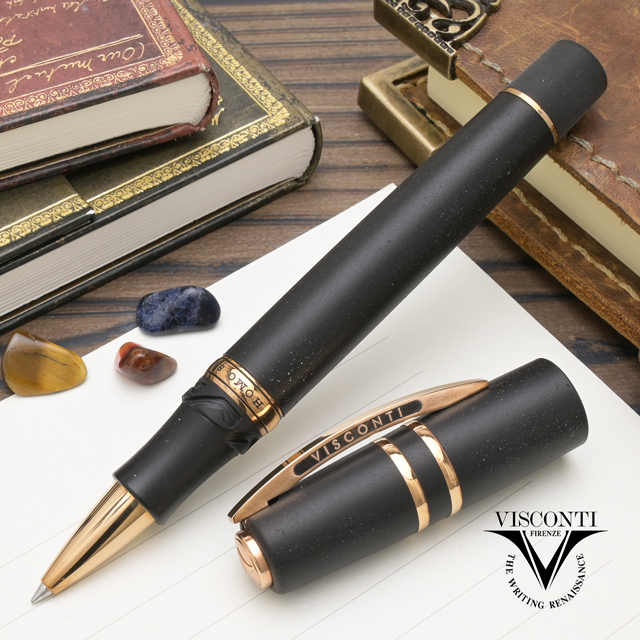タ*ス様 マロペン　麿呂ペン VISCONTI ビスコンティ ローラーボール ホモサピエンス V46702