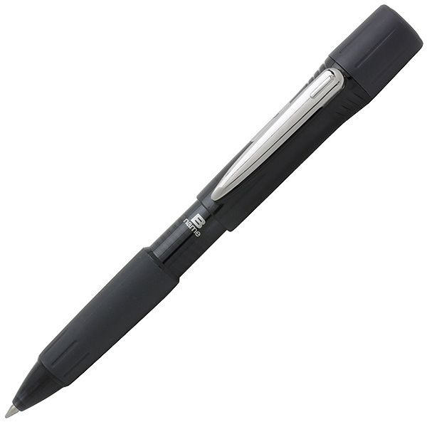 三菱鉛筆 ネームペン 印鑑付ボールペン SH-1002T-24 透明黒