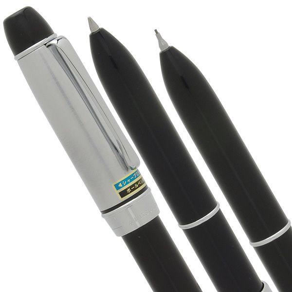 三菱鉛筆 ネームペン 印鑑付多機能ペン（ボールペン黒＋シャープ） 2051シリーズ SHW-2051-24 黒