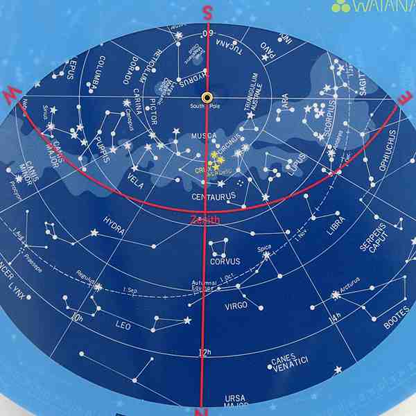 ワタナベ（渡辺教具製作所） 星座早見盤 W-1103 スターディスク（南半球用星座早見）