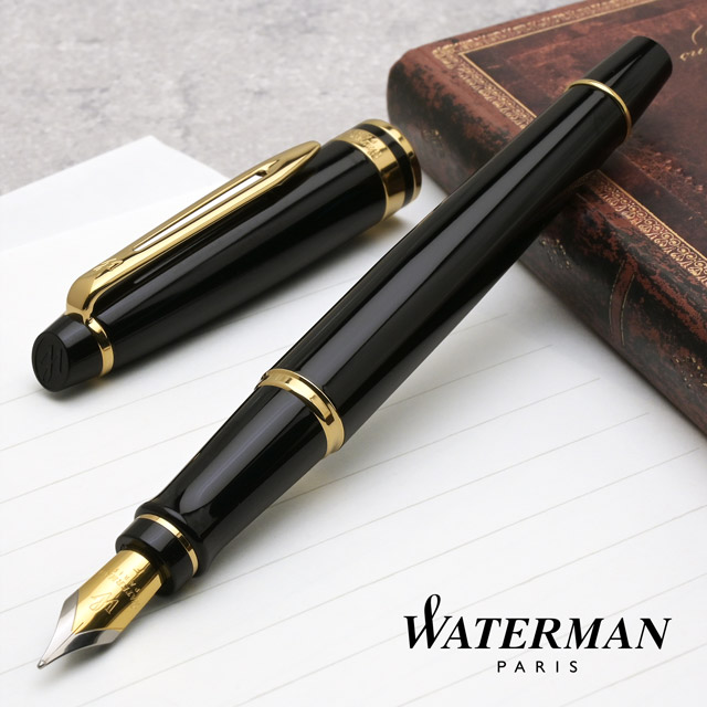 WATERMAN（ウォーターマン）万年筆 エキスパート エッセンシャル ブラックGT