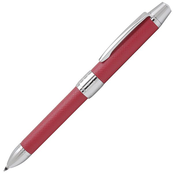 PILOT（パイロット） 複合筆記具 ツープラスワン リッジ レザー BTHR-3SL-R レッド