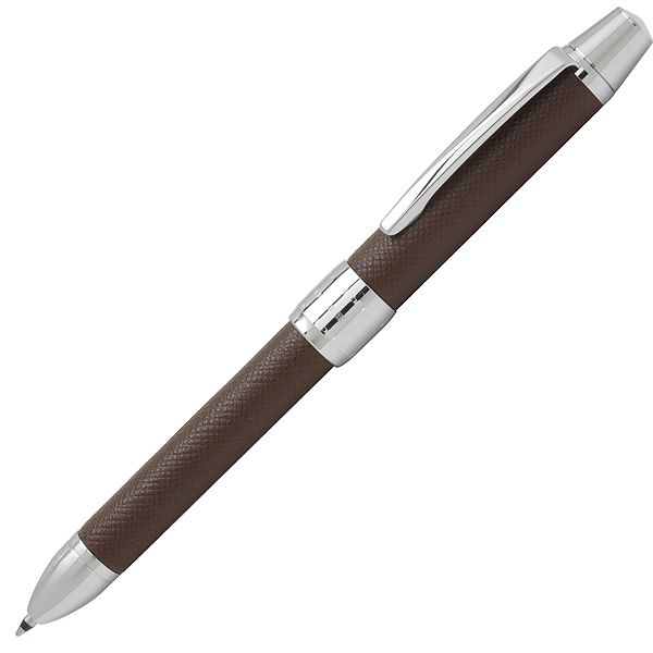 PILOT（パイロット） 複合筆記具 ツープラスワン リッジ レザー BTHR-3SL-BN ブラウン