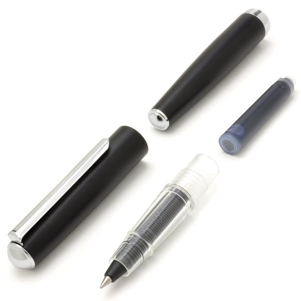 HERBIN（エルバン） インクローラーボール カートリッジインク用ペン ブラス HB-PEN05 ブラック