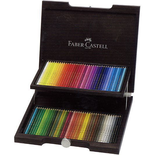 ファーバーカステル 色鉛筆 ポリクロモス色鉛筆 110072 72色（木箱入）