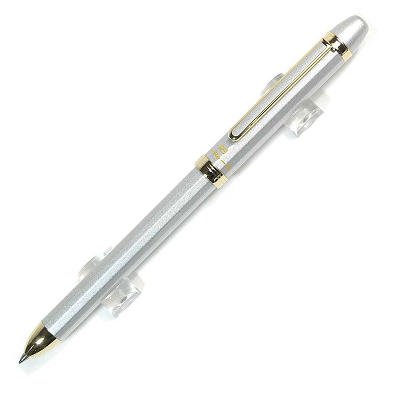 PLATINUM（プラチナ万年筆）複合筆記具 DOUBLE ACTION R3 2500R MWB-2500R-9 シルバー