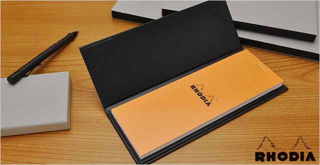 RHODIA（ロディア） メモパッド ロディア ハードカバー NO.8 ブラック cf-rdhc8bk