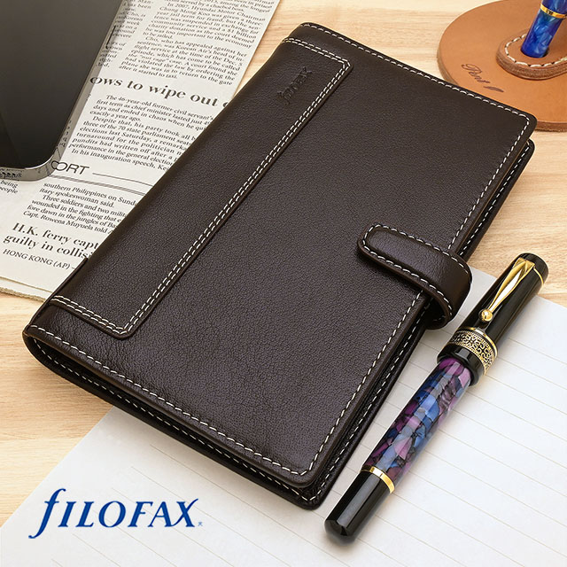 Filofax（ファイロファックス） システム手帳 コンパクトバイブル ホルボーン ブラウン 025133