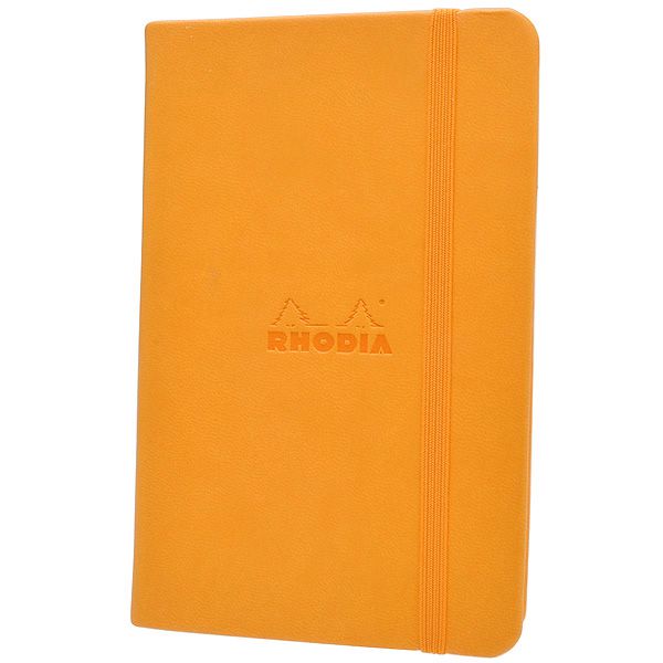 RHODIA（ロディア） A6サイズ ウェブノートブック cf118068 オレンジ 横罫