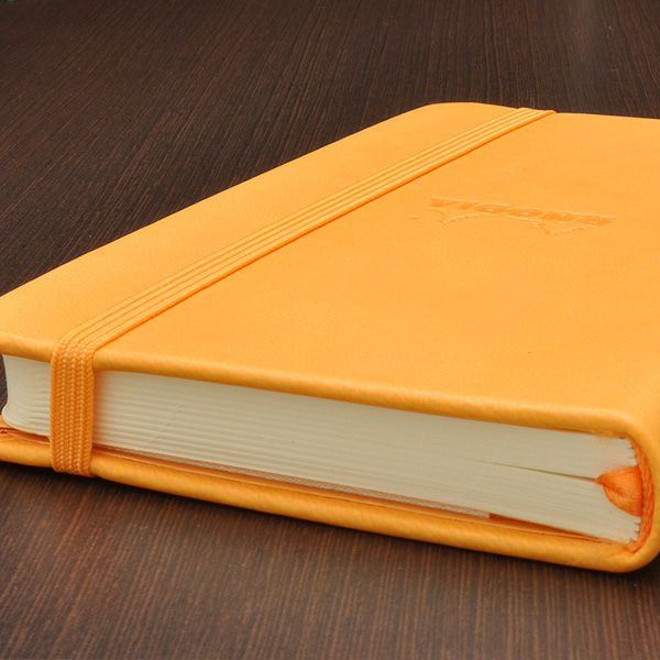 RHODIA（ロディア） A6サイズ ウェブノートブック cf118068 オレンジ 横罫