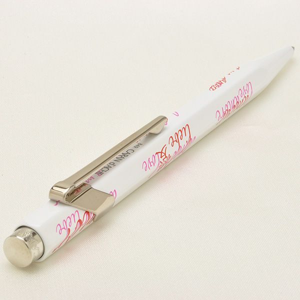 CARAN D'ACHE（カランダッシュ）ボールペン 限定品 Love Pen ラブ ホワイト