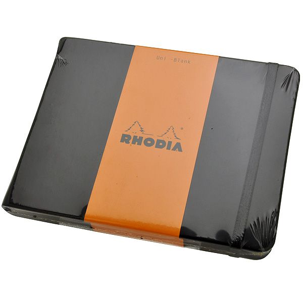 RHODIA（ロディア） 14x11 ウェブノートブック ランドスケープ cf118029 ブラック 無地