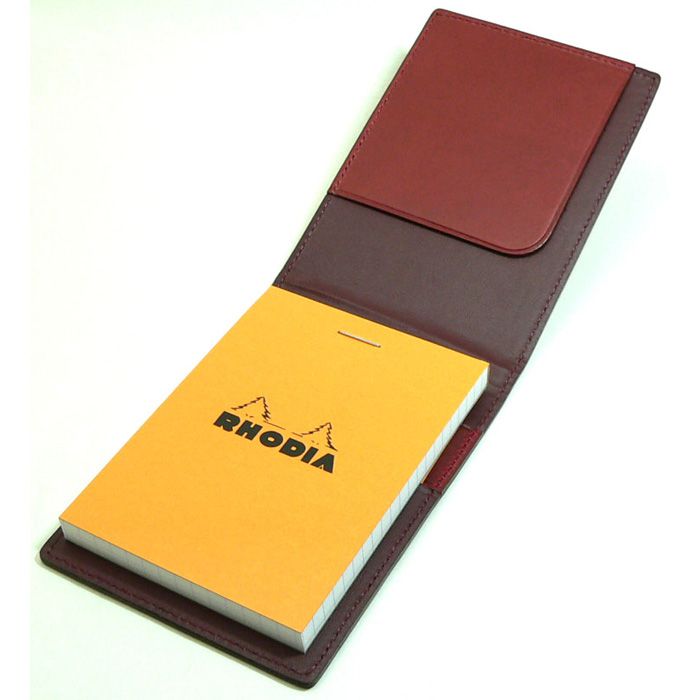 【限定】RHODIA No.11 手帳型カバー【ペイズリー:BK×アメジスト】