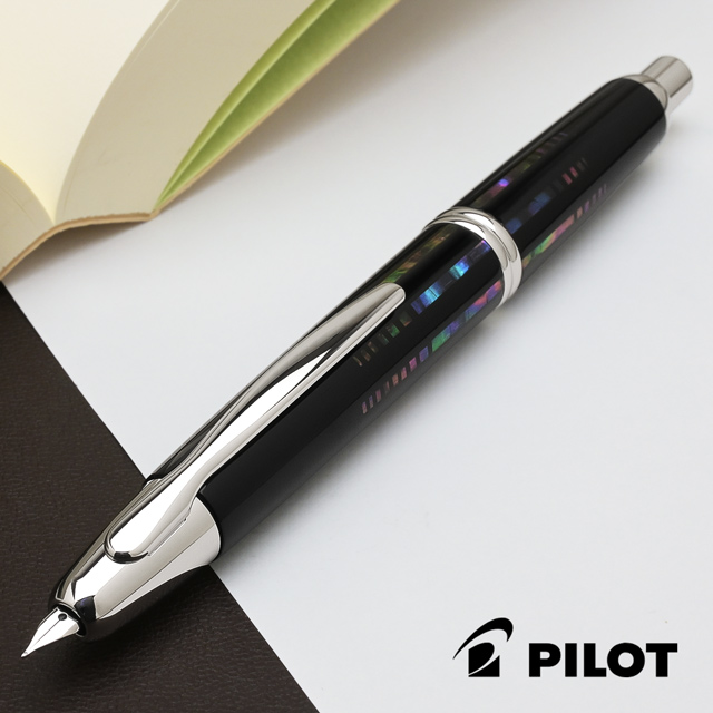 PILOT パイロット 万年筆 キャップレス螺鈿 万年筆 FCN-5MP-RM 水面