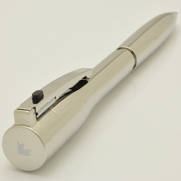 シヤチハタ ネームペン 既製 キャップレス エクセレント TKS-UXD1 シャインシルバー