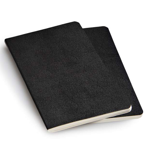 MOLESKINE（モレスキン） ポケットサイズ ヴォラン ジャーナル プレーンノートブック＜無地＞ QP713BK 5180195 ブラック 2冊セット