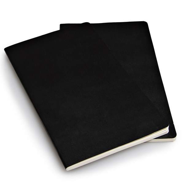 MOLESKINE（モレスキン） ラージサイズ ヴォラン ジャーナル ルールドノートブック＜横罫＞ QP721BK 5180196 ブラック 2冊セット