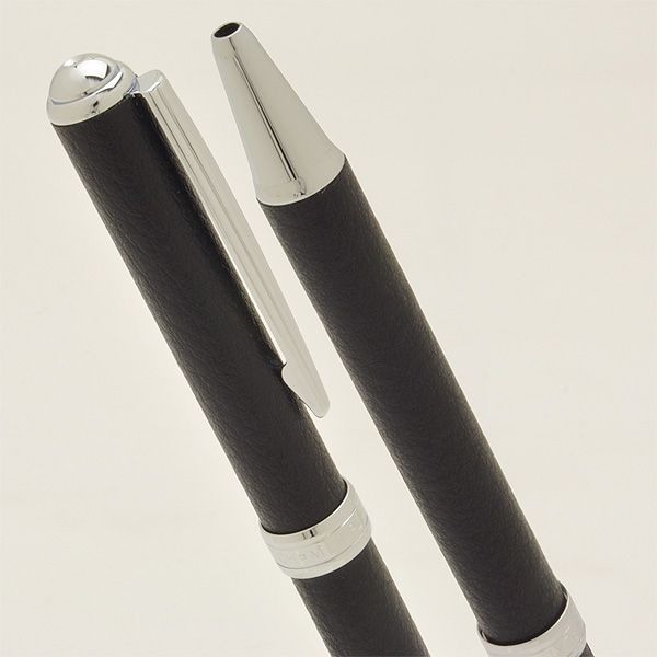 PLATINUM（プラチナ万年筆） ペンシル 0.5mm アフェクション・スイッチ（牛本革軸） ブラック MSL-4000-1
