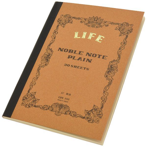 LIFE（ライフ） ノーブルノート 無地 A7 単品 N48