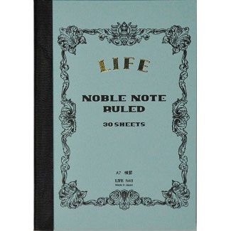 LIFE（ライフ） ノーブルノート 横罫 A7 単品 N49