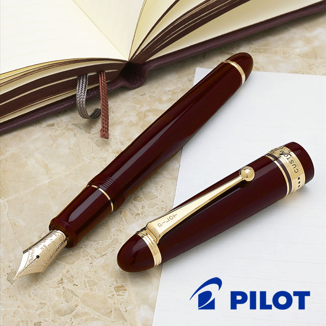 PILOT パイロット 万年筆 カスタム743 FKK-3000R-DR ディープレッド