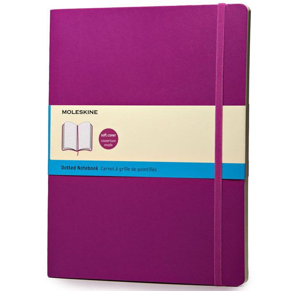 MOLESKINE（モレスキン） Xラージサイズ ソフトカバー カラーノートブック ドット＜ドット方眼＞ QP624H4 5181282 オーキッドパープル