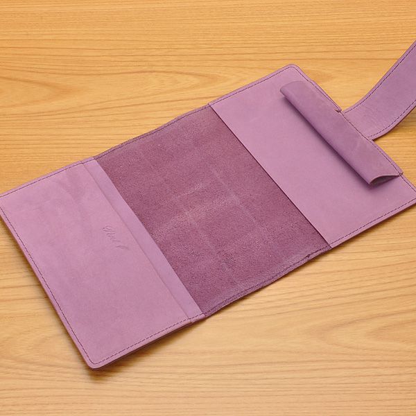 【5/1 12時～5/2 12時はポイント10倍！】Pent〈ペント〉 by ケイシイズ パピルス ノートブックカバー ヌバック ラベンダー
