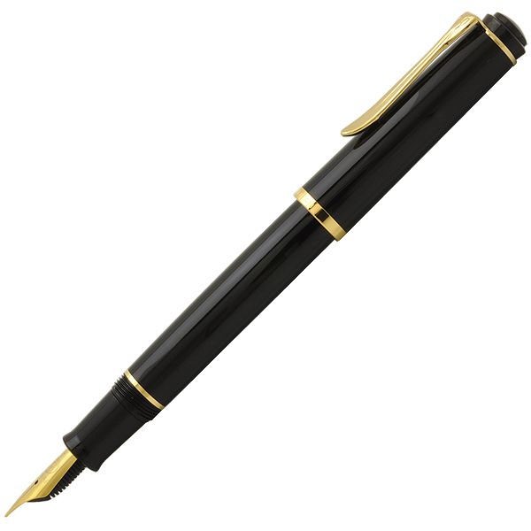 Pelikan（ペリカン）万年筆 クラシック P200シリーズ ブラック/ゴールド