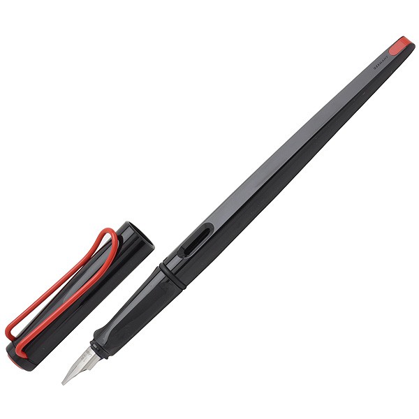 LAMY（ラミー）カリグラフィーペン ジョイ シャイニーブラック レッドクリップ L15