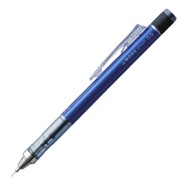 TOMBOW（トンボ鉛筆） ペンシル 0.5mm MONO graph（モノグラフ） SH-MG41 ブルー