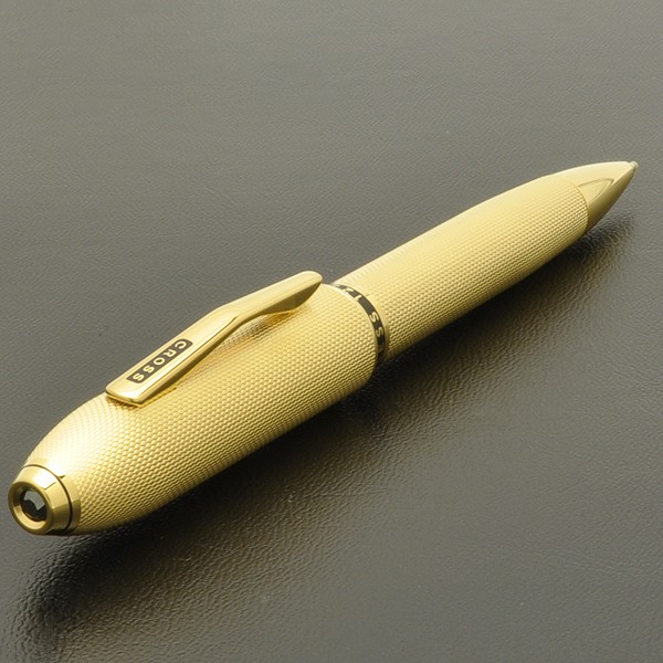 CROSS クロス ボールペン ピアレス125 AT0702-4 23金ヘビーゴールドプレート 世界の筆記具ペンハウス | Paker 22K  Heavy Gold Plate ボールペンとシャープペン | edesibazaar.co.in