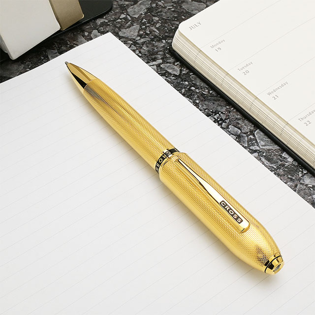 CROSS（クロス） ボールペン ピアレス125 23金ゴールドプレート | ペン